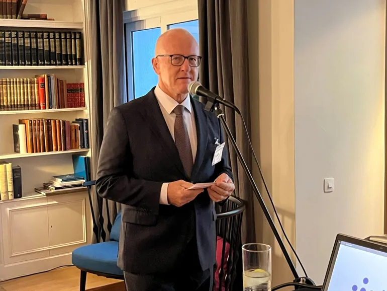 Ambassadør Haugstveit speaking